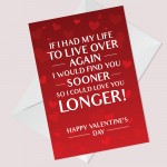 Valentines Day Card For Husband Wife Boyfriend Girlfriend CUTE