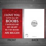 Rude Valentines Card For Your Boyfriend Funny Valentine's Card