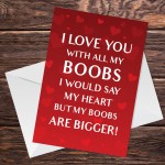 Rude Valentines Card For Your Boyfriend Funny Valentine's Card