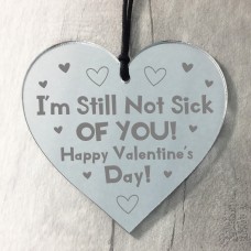 Valentines Gifts For Boyfriend Husband Funny Engraved Heart Joke