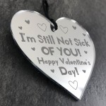 Valentines Gifts For Boyfriend Husband Funny Engraved Heart Joke