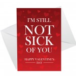 Funny Rude Valentines Day Card For Your Partner Novelty Card