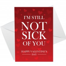 Funny Rude Valentines Day Card For Your Partner Novelty Card