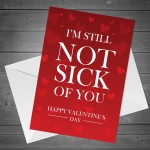 Funny Rude Valentines Day Card For Your Partner Novelty Card