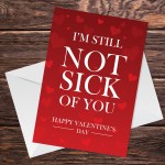 Funny Rude Valentines Day Card For Your Partner Novelty Card