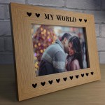 Novelty Anniversary Valentines Day Gift Wood Photo Frame