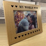 Novelty Anniversary Valentines Day Gift Wood Photo Frame