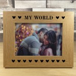 Novelty Anniversary Valentines Day Gift Wood Photo Frame