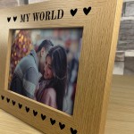 Novelty Anniversary Valentines Day Gift Wood Photo Frame