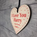 Valentines Gifts For Him Her Personalised I LOVE YOU Gift