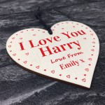 Valentines Gifts For Him Her Personalised I LOVE YOU Gift