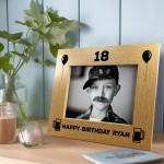 Personalised 18th 21st 30th Birthday 7x5 Frame Gift For Him