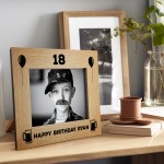 Personalised 18th 21st 30th Birthday 7x5 Frame Gift For Him