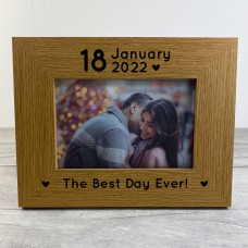 Wedding Anniversary Gift Personalised Photo Frame Gift For Him