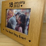 Wedding Anniversary Gift Personalised Photo Frame Gift For Him