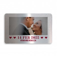 Valentines Day Gift Personalised Photo Wallet Card Gift For Him