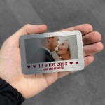 Valentines Day Gift Personalised Photo Wallet Card Gift For Him