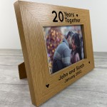 1st 2nd 3rd 4th 5th 10th Anniversary Gift Personalised Frame