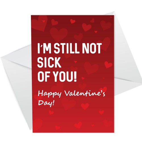 Funny Valentines Day Rude Card For Him Her Novelty Cards