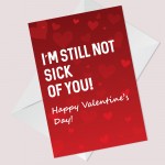 Funny Valentines Day Rude Card For Him Her Novelty Cards