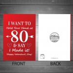 Funny Valentines Day Novelty Card For Him Her Boyfriend