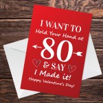 Funny Valentines Day Novelty Card For Him Her Boyfriend