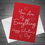 Valentines Day Card For Her Him Valentine's Card For Boyfriend