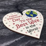 Valentines Gifts For Wife Hanging Wooden Heart LOVE Gift For Her