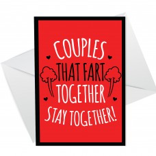 Joke Card For Valentines Day Anniversary Rude Funny Quote Card