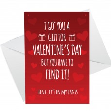 Hilarious Valentines Day Card For Him Her Rude Card For Men