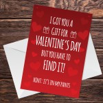 Hilarious Valentines Day Card For Him Her Rude Card For Men