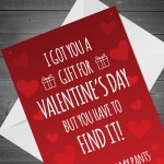 Hilarious Valentines Day Card For Him Her Rude Card For Men