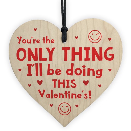 Rude Valentines Day Gift For Him Her Wood Heart Joke Gift Rude Valentines Day Gift For Him Her Wood Heart Joke Gift