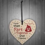 Funny Gift For Valentines Day Wood Heart Gift For Boyfriend