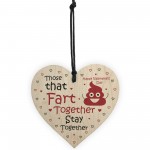 Funny Gift For Valentines Day Wood Heart Gift For Boyfriend