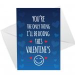 Rude Card For Him Her Valentines Day Card Joke Boyfriend Husband