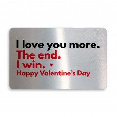 Valentines Gifts For Him Her LOVE YOU MORE Perfect Boyfriend