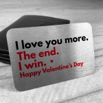 Valentines Gifts For Him Her LOVE YOU MORE Perfect Boyfriend