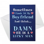 Funny Boyfriend Card For Valentines Anniversary Humour Fun Card