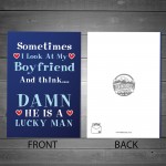 Funny Boyfriend Card For Valentines Anniversary Humour Fun Card