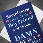 Funny Boyfriend Card For Valentines Anniversary Humour Fun Card