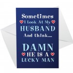 Funny Husband Card For Valentines Anniversary Humour Fun Card