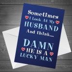 Funny Husband Card For Valentines Anniversary Humour Fun Card