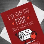 Valentines Card Perfect For Husband Boyfriend Wife Rude Card