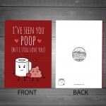 Rude Valentines Card Perfect For Husband Boyfriend Girlfriend