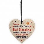 Wooden Heart Funny Rude Gift For Valentines Day Novelty