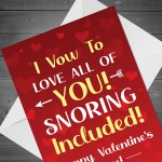 Funny Joke Valentines Day Card For Girlfriend Husband Boyfriend