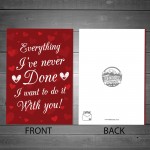 Cute Anniversary Cards For Him Her Boyfriend Girlfriend Husband