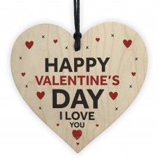 Happy Valentines Day Gift Wood Heart Gift For Him Her