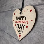 Happy Valentines Day Gift Wood Heart Gift For Him Her